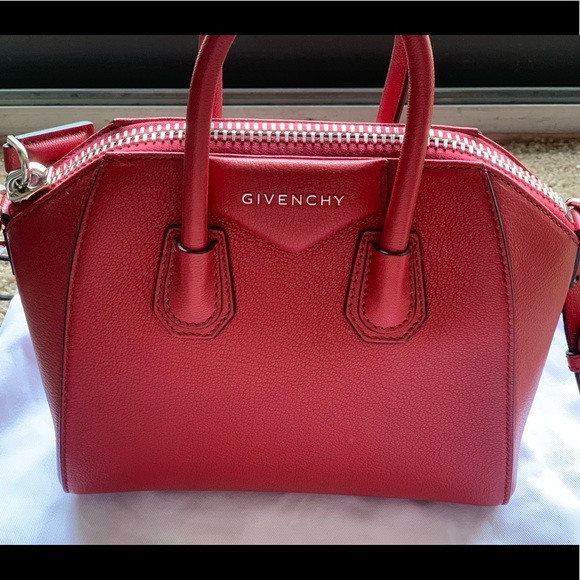 Givenchy Handbags - ANTIGONA MINI BAG SUGAR VERMILLON (RED)